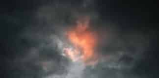 Glowing sun behind clouds - My Content Marketing Experiment