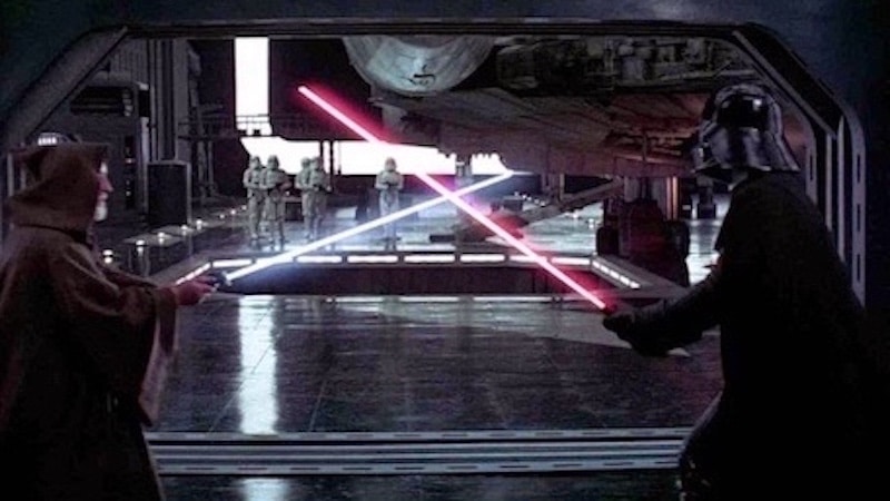 Obi-Wan Kenobi is struck down by Darth Vader - Star Wars - A New Hope - Storytelling Element