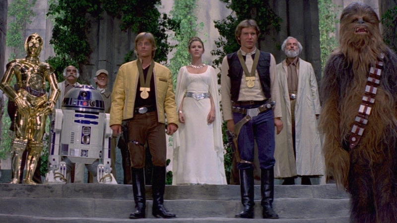 The medal ceremony - Star Wars - A New Hope - Storytelling Element