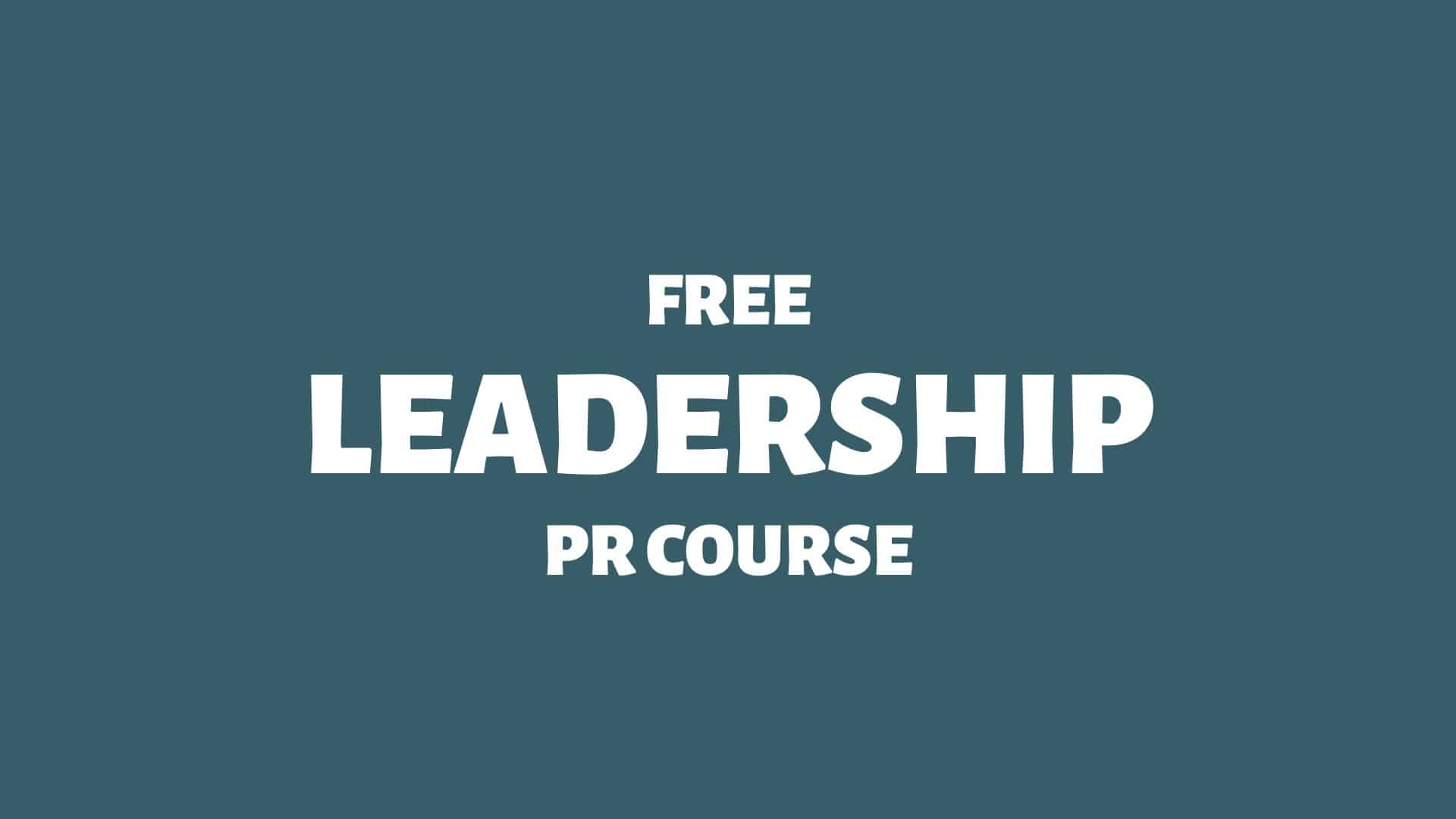 Free Introduction PR Course - Doctor Spin - Public Relations Blog