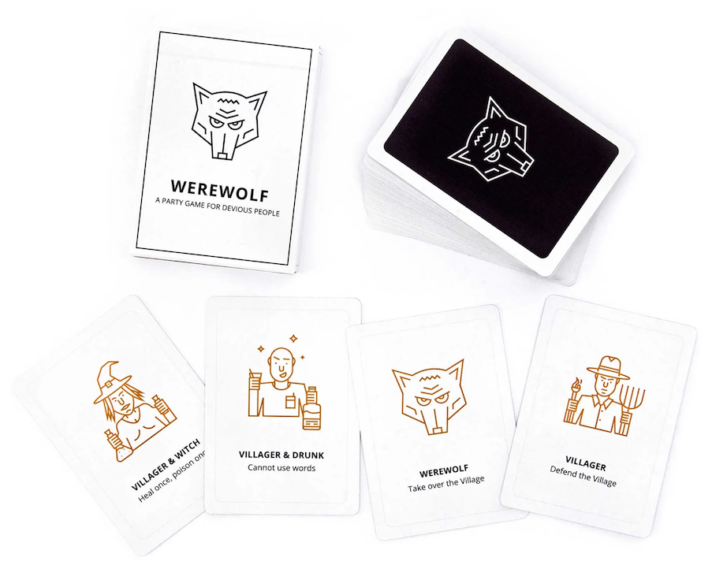 The Werewolf Game - Playing Cards - Information Asymmetry
