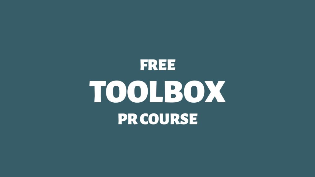 Free Toolbox PR Course - Doctor Spin - Public Relations Blog